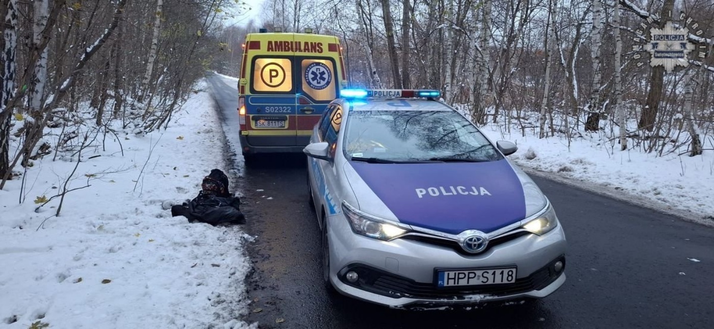 Policjanci ze Świętochłowic uratowali nastolatka przed wychłodzeniem